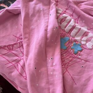 Pink Graphic Hoodie Sweatshirt - Unbranded
